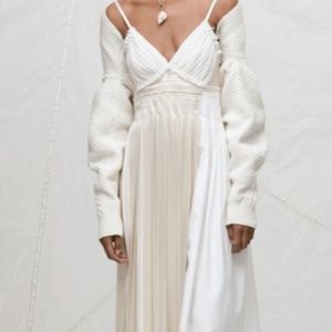 3.1 Phillip Lim Satin Silk pleasted dress